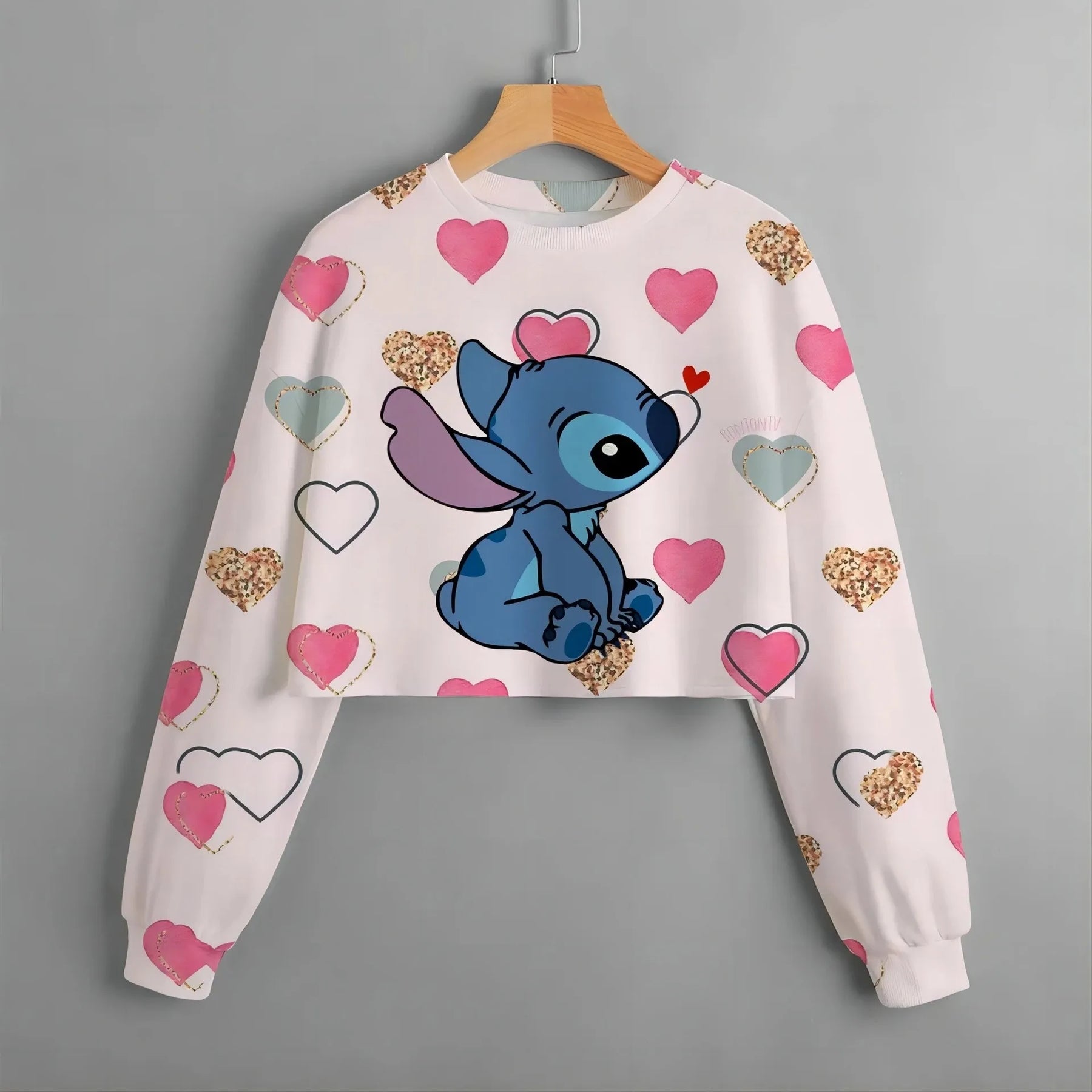 Pull Croc top Stitch pour fille-Vetement Stitch