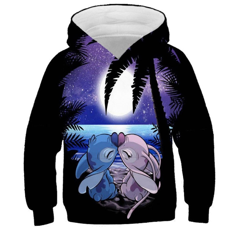 Sweat enfant Stitch et Angel-Vetement Stitch
