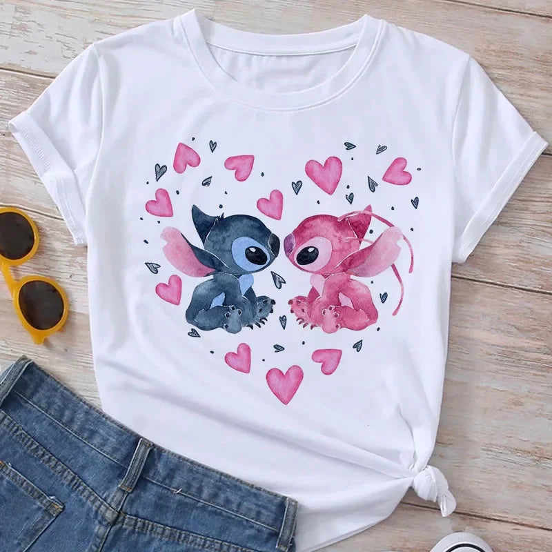 t-shirt stitch adulte-Vetement Stitch