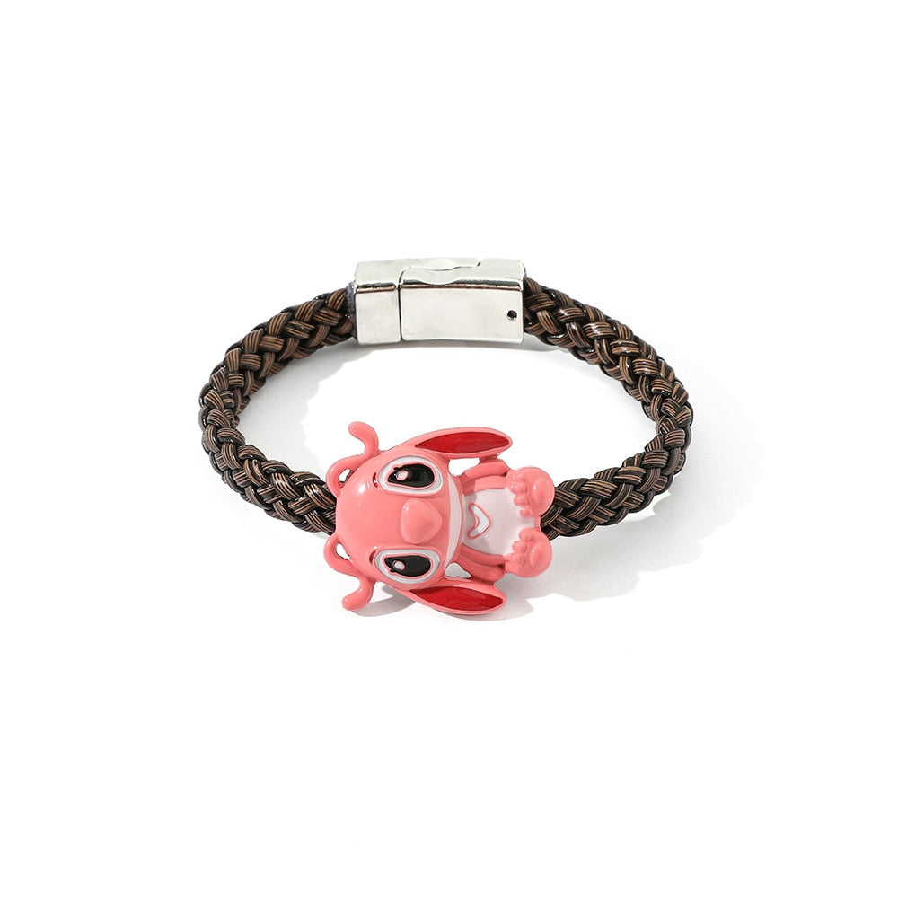 Bracelet cuir tressé Angel-Vetement Stitch