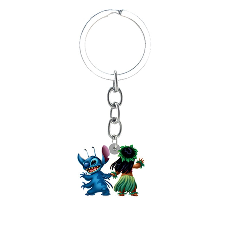 Porte Clé Lilo et Stitch dansent