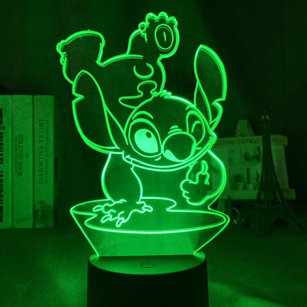 Lampe Stitch acrobatie-Vetement Stitch