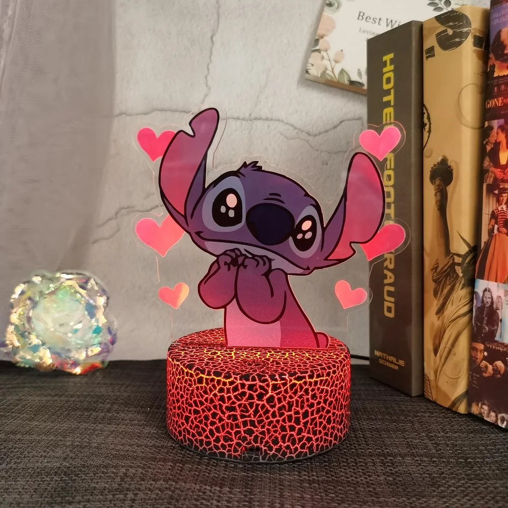 Lampe Stitch amoureux-Vetement Stitch