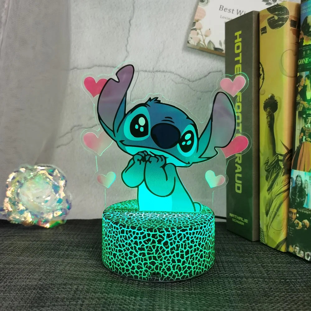 Lampe Stitch amoureux-Vetement Stitch
