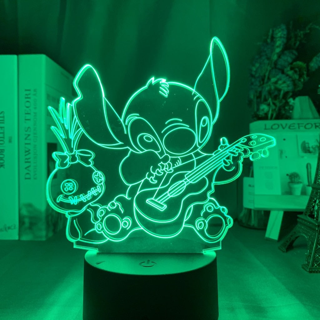 Lampe Stitch avec Scrump-Vetement Stitch