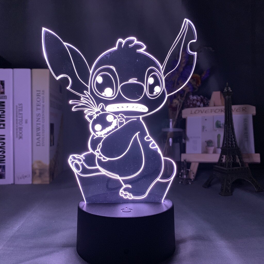 Lampe Stitch et Scrump-Vetement Stitch
