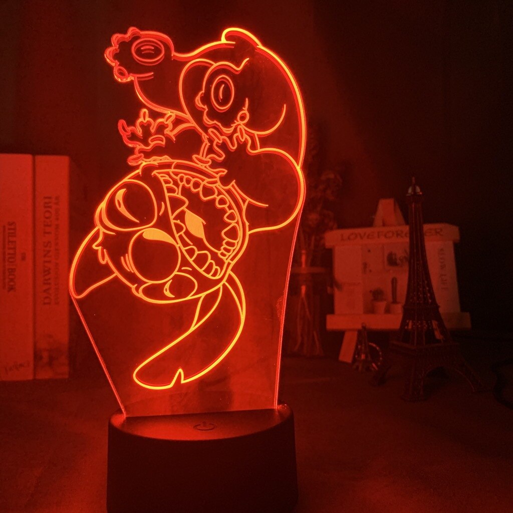 Lampe Stitch rire-Vetement Stitch