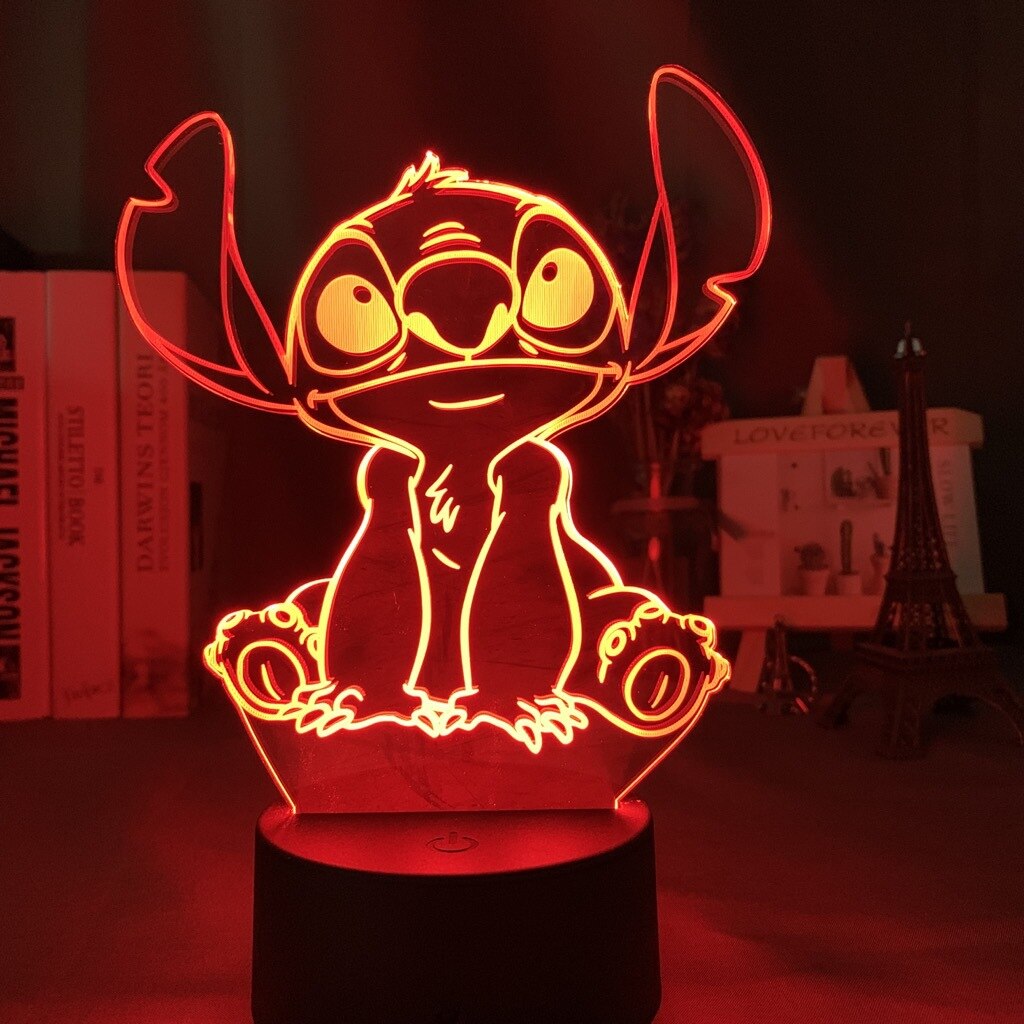 Lampe Veilleuse Stitch assis-Vetement Stitch