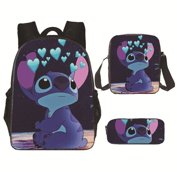 Pack écolier Stitch Coeur-Vetement Stitch