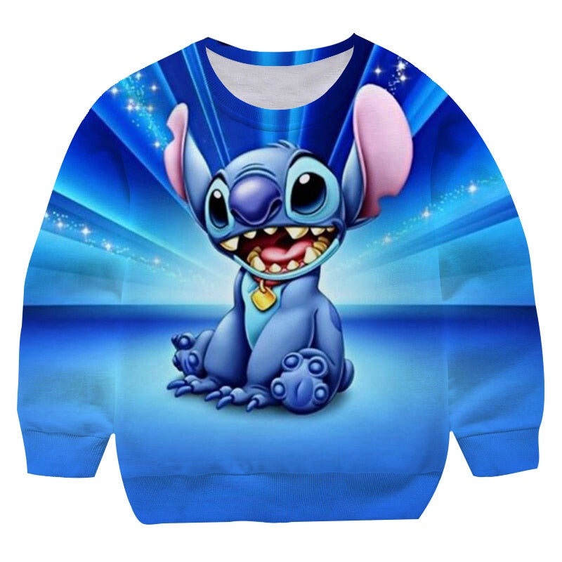 Pull Enfant Stitch illuminé-Vetement Stitch
