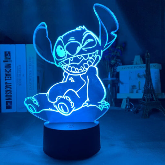 Lampe Stitch clin d'oeil