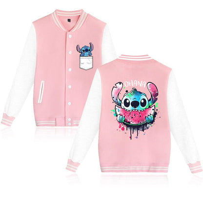 Veste Stitch Pastèque