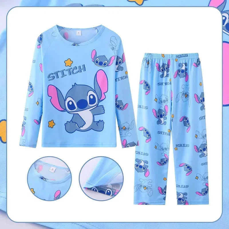 Pyjamas enfant Stitch bleu ciel