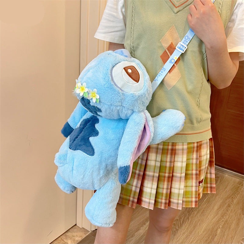 Grande Peluche Stitch Bleue