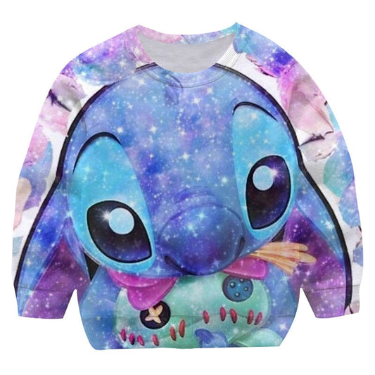 Pull Enfant Stitch Scrump galaxy