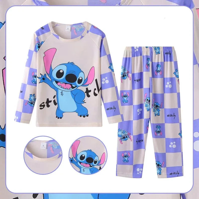 Pyjamas enfant Stitch violet