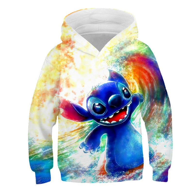 Sweat enfant Stitch surf