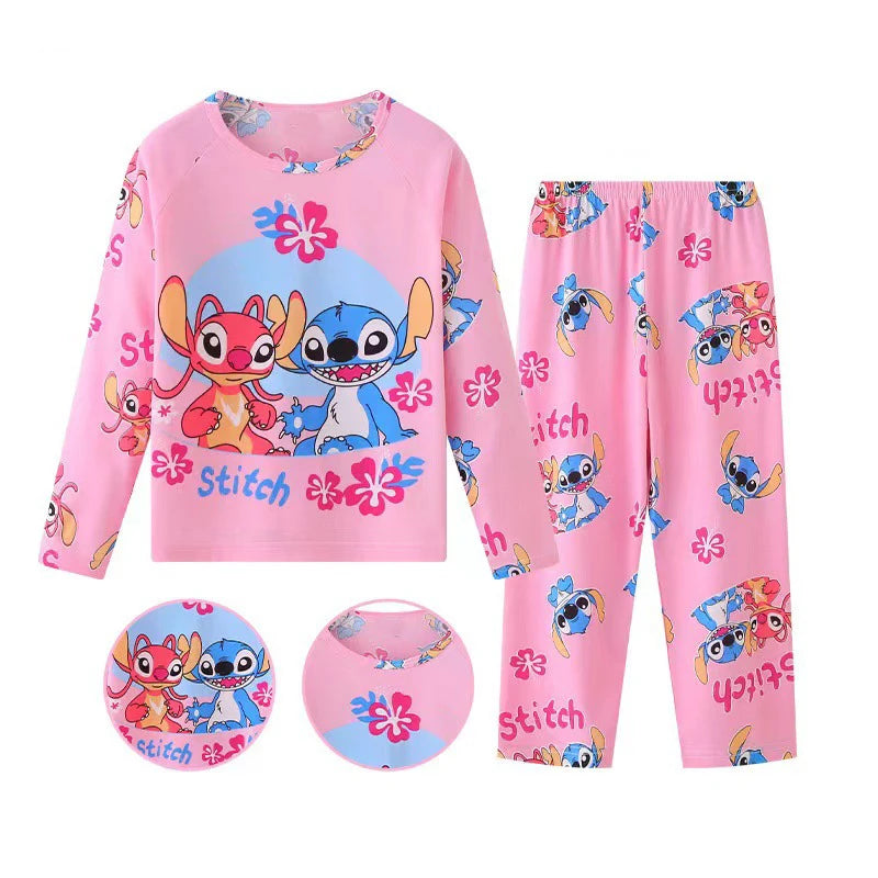 Pyjama Stitch et Angel pour Fille