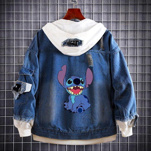 Veste jeans Stitch heureux