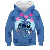 Sweat enfant Stitch amoureux-Vetement Stitch