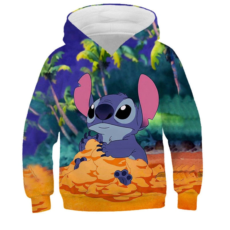 Sweat enfant Stitch sable-Vetement Stitch