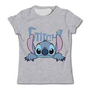 T Shirt Stitch gris-Vetement Stitch