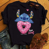 T-shirt Stitch love Donuts-Vetement Stitch