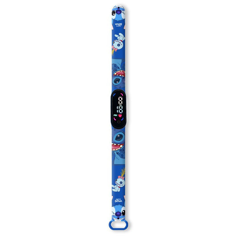 Montre bleue Stitch et Scrump