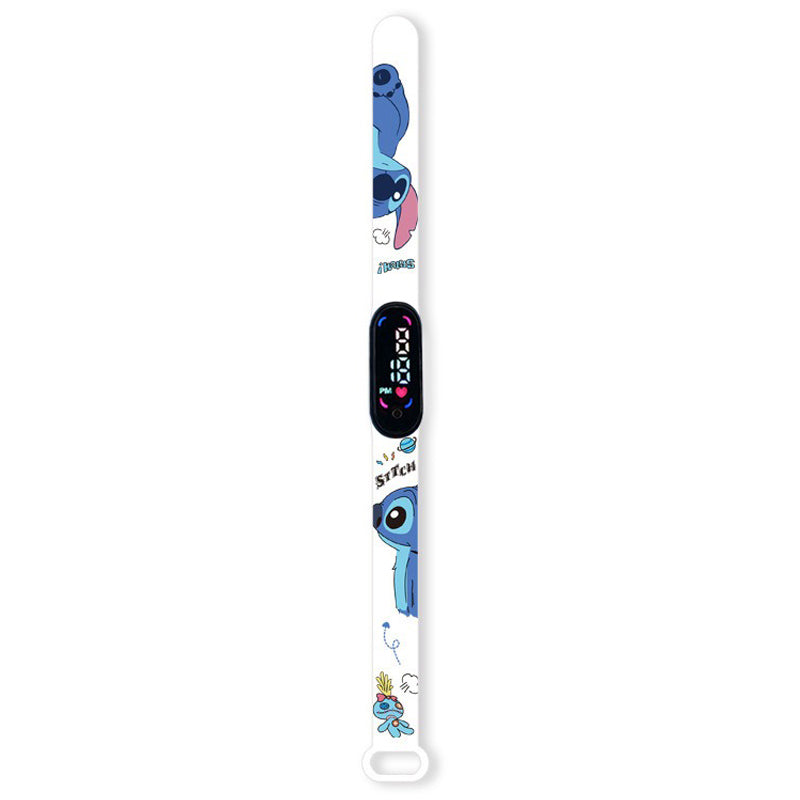 Montre digitale blanche Stitch